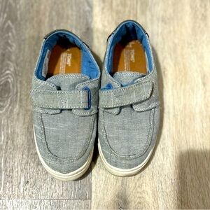 TOMS toddler boy slip ons size 11